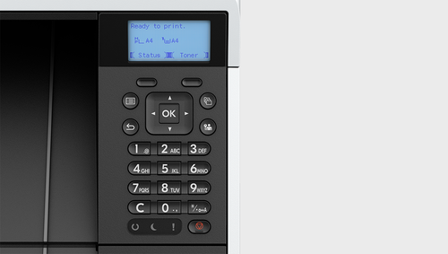 מדפסת שחור לבן KYOCERA ECOSYS PA4000x – לוח הבקרה