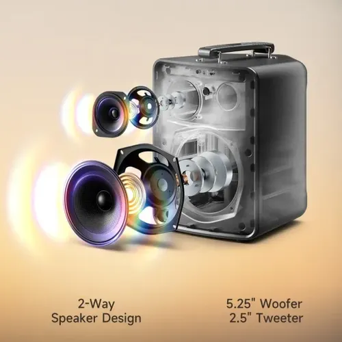 רמקול PA Donner MT-2S עם וופר 5.25 אינץ'