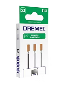 3 יח' אבן השחזה 8153JA אלומיניום אוקסיד קוטר 4.8 Dremel