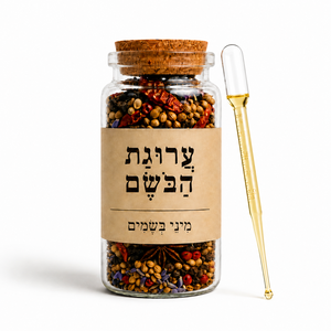 מיני בשמים עם פיפטה במילוי 100% שמן אתרי טהור | ערוגת הבשם