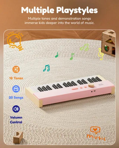 Donner Kido V10 Mini אורגן קומפקטי לילדים
