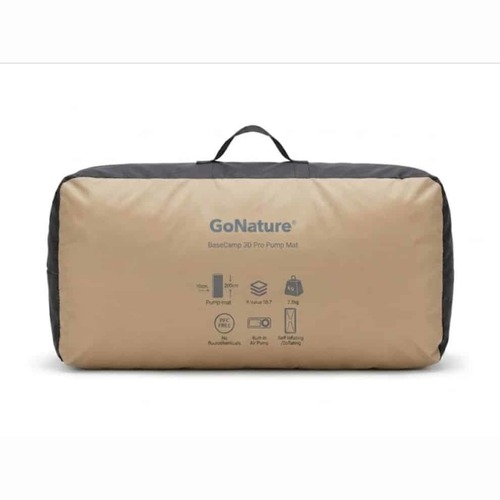 מזרן לשטח מתנפח כולל משאבה פנימית  GoNature BaseCamp 3D Pro