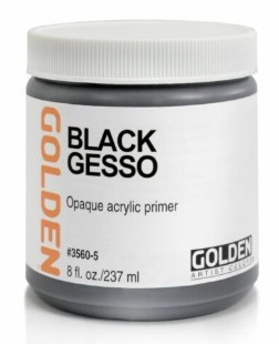 ג'סו שחור מבית גולדן GOLDEN GESSO (237 מ