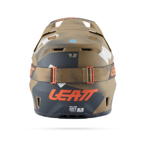 קסדת ליט 7.5 כולל משקפי אבק חו/שח- LEATT MOTO 7.5 V27