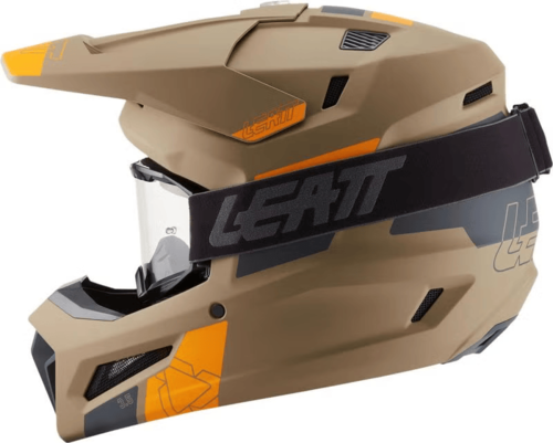 קסדת שטח + משקפי אבק ליט 2.5 חום - LEATT MOTO 3.5 HELMET KIT 