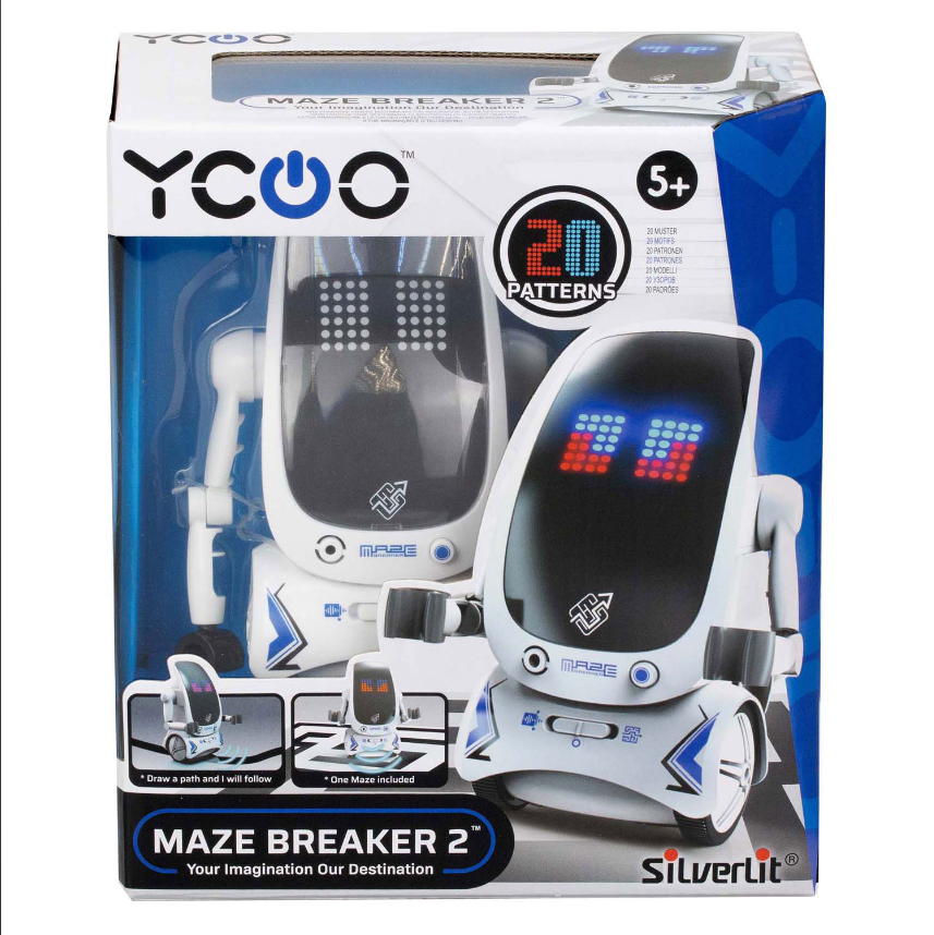 רובוט אינטראקטיבי Maze Breaker 2 עם פני LED