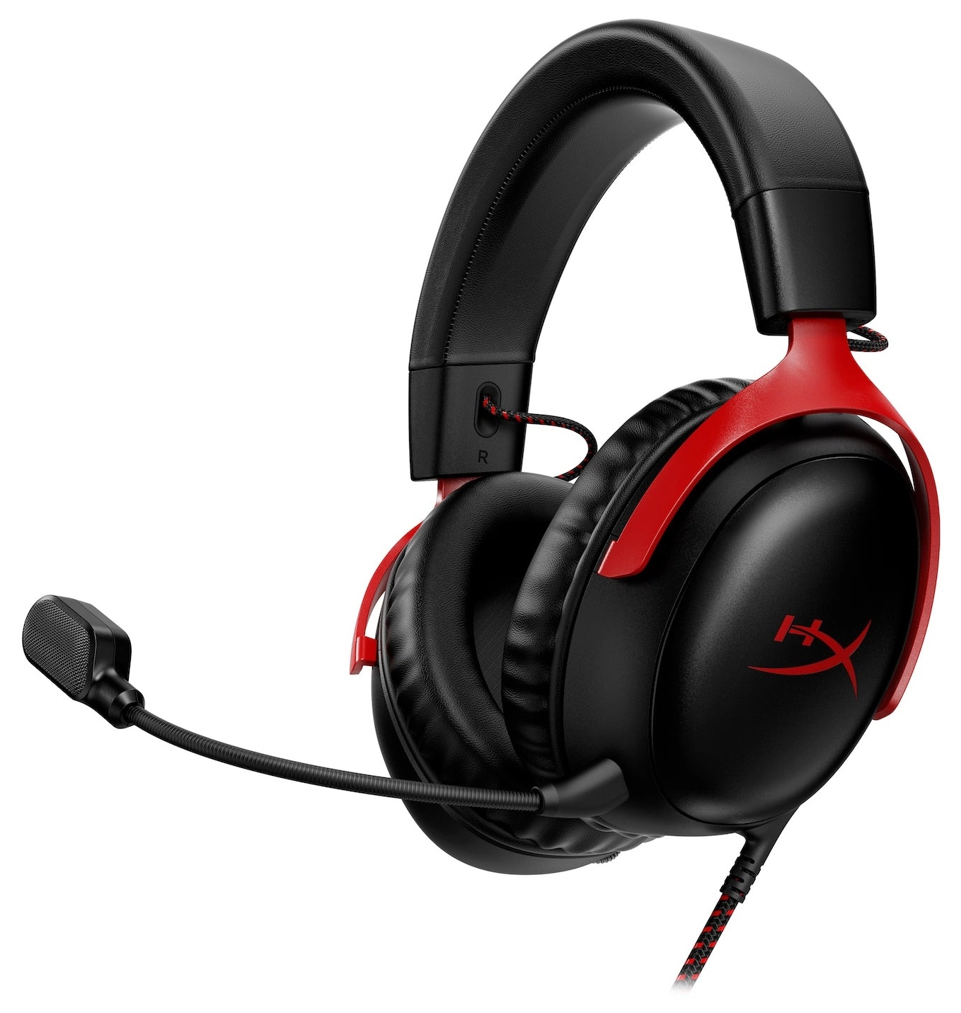  HyperX אוזניות גיימינג חוטיות HP Cloud III USB 7.1 - שחור\אדום