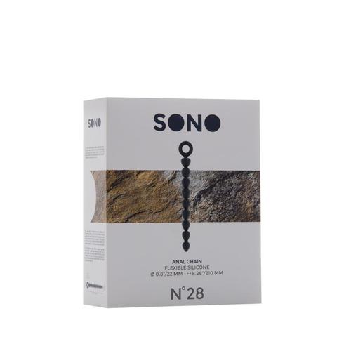 חרוזים אנאליים פרימיום אפור Shots - Sono N.28