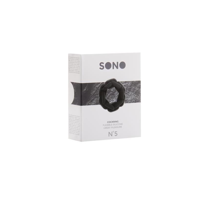 טבעת זקפה מסיליקון Shots - Sono N.5