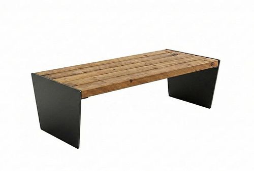 מערכת ישיבה אורבנית לאונג׳ – ספסל זוגי, 2 כורסאות ושולחן – דגם בלבואו – תמונה 4