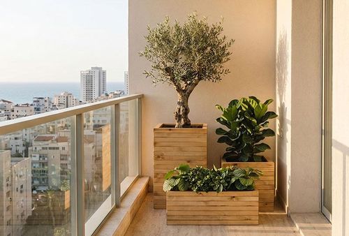 סט 3 אדניות עץ בגדלים ובגבהים שונים – דגם ליוורפול