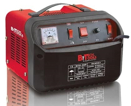 מטען/מתניע מצברים 6400W 24/12V 50P/130AH מבית B-Tech