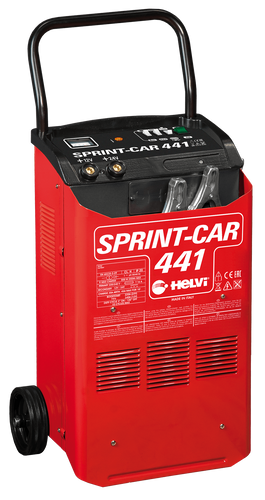 מטען מצברים / בוסטר מקצועי 55A 12/24V ת.איטליה HELVI SprintCar 441
