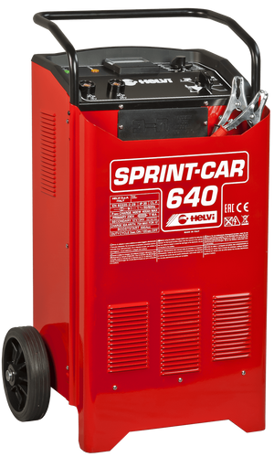 מטען מצברים / בוסטר מקצועי 75A 12/24V ת.איטליה HELVI SprintCar 640