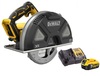 מסור עגול לברזל 1/4" 7 18V כולל סוללה 5Ah ומטען DEWALT DCS383