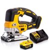 מסור אנכי נטען 18V XR ללא פחמים (Brushless) כולל סוללה 5AH ומטען DeWALT DCS335N