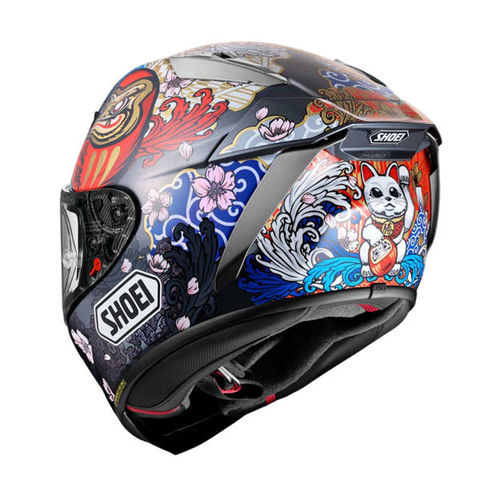 קסדה מלאה שואי אדום/ שחור/ לבן – SHOEI X-SPR PRO MARQUEZ MOTEGI 5 TC-1