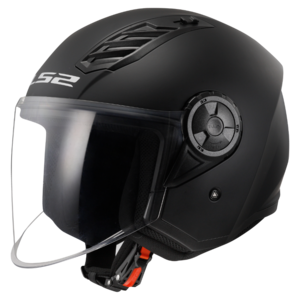 קסדת 3/4 אל אס 2 איירפלו 2 שחור מט – LS2 OF616 AIRFLOW II MATT BLACK
