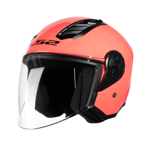 קסדת 3/4 אל אס 2 איירפלו 2 ורוד  – LS2 OF616 AIRFLOW II GLOSS ROSE 