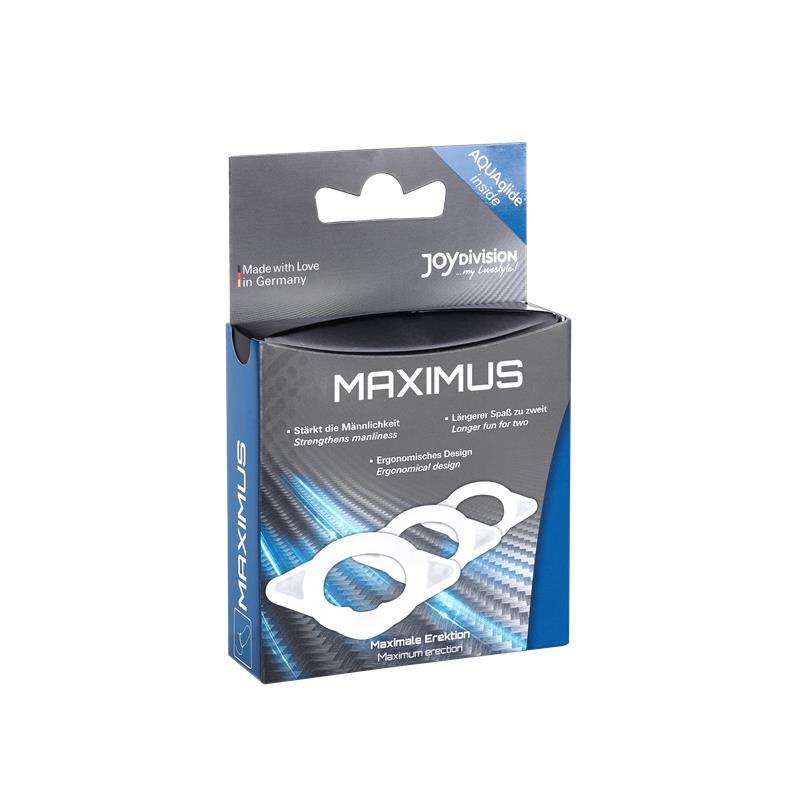 סט 3 טבעות זקפה תוצרת גרמניה Joy Division - Maximus
