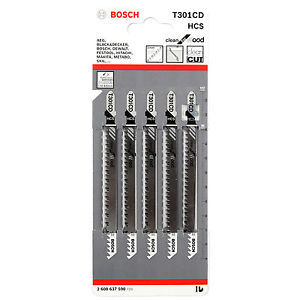סט 5 משוריות עץ ארוכות לג'יקסו T301CD 