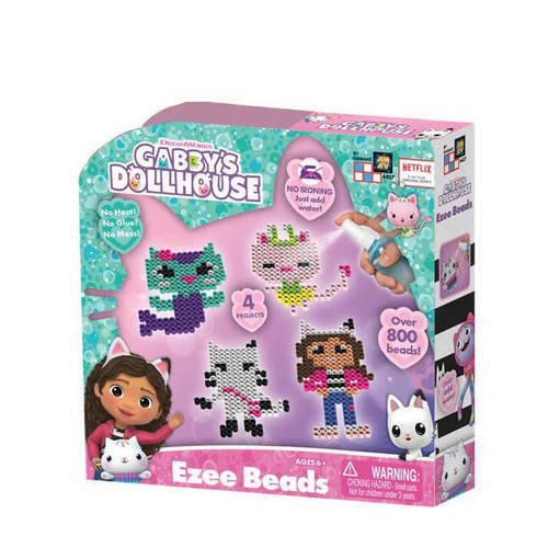 ערכת חרוזי קסם בית הבובות של גבי 800 חרוזים Diamant Toys
