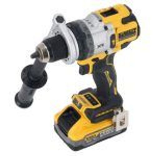 מברגה רוטטת / קודחת נטענת 18V XR ללא פחמים (Brushless) ‏169Nm כולל סוללה 5Ah וומטען DeWALT DCD1007