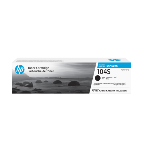 טונר שחור מקורי Samsung MLT-D104S – האריזה
