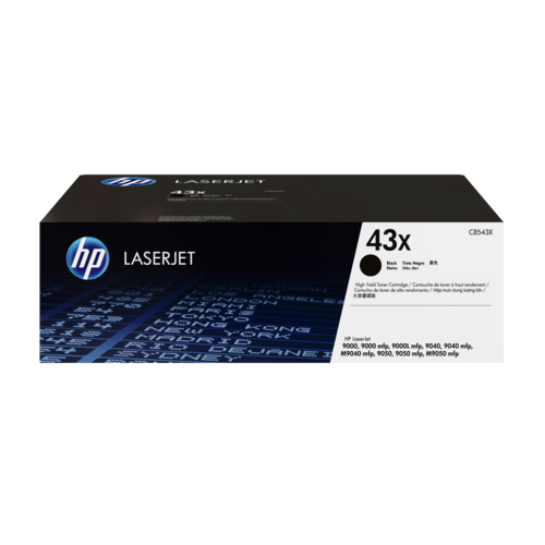 טונר שחור מקורי HP C8543X (43X) – אריזת המחסנית