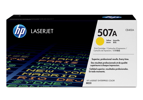 טונר צהוב מקורי HP CE402A – אריזת הטונר