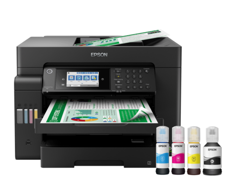 מדפסת הזרקת דיו משולבת A3 Epson EcoTank L15150 – מבט מזווית שונה