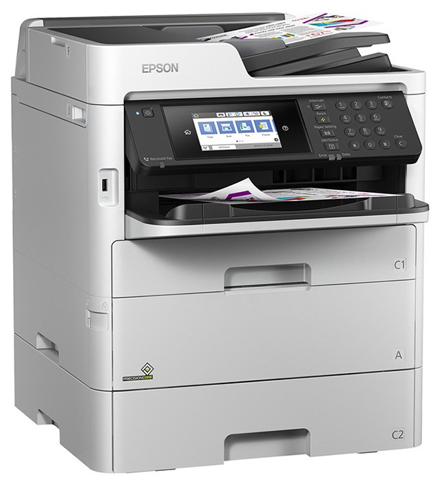 מדפסת הזרקת דיו משולבת Epson WorkForce Pro WF-C579RDTWF wi-fi
