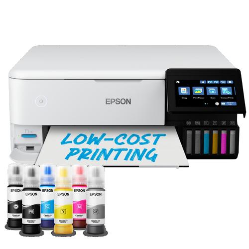 מדפסת הזרקת דיו פוטו Epson EcoTank L8160 – מבט מלפנים