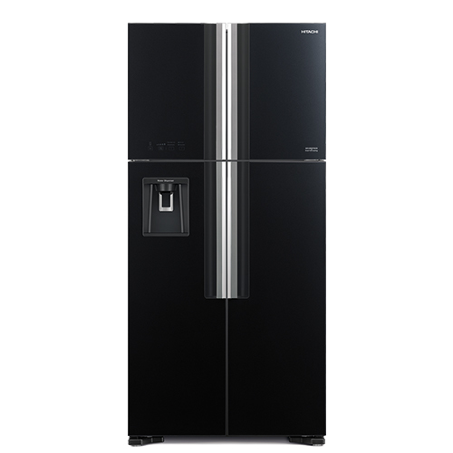 מקרר Hitachi מקפיא עליון דגם R-W660PRS7-GBK