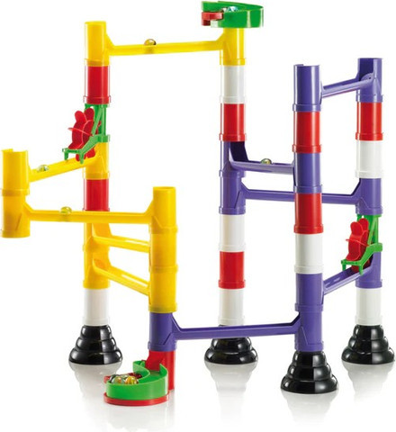 מסלול גולות להרכבה Migoga Marble Run עם 45 חלקים Quercetti