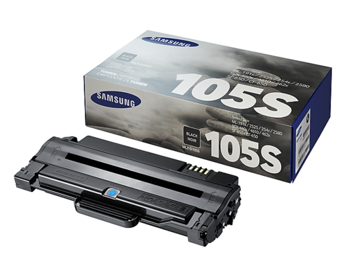טונר שחור מקורי Samsung MLT-D105S – המחסנית והאריזה