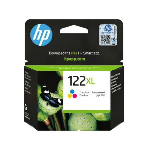 ראש דיו צבעוני מקורי HP 122XL – אריזת המוצר