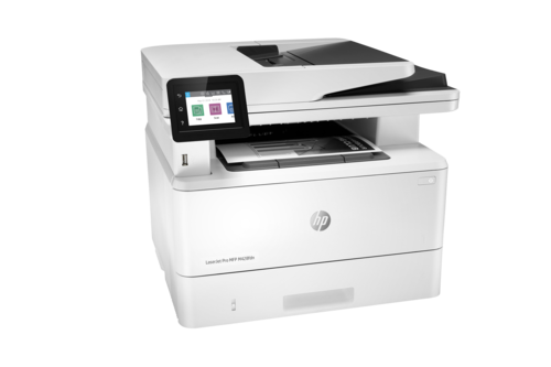 מדפסת לייזר משולבת HP LaserJet Pro MFP M428fdn – מבט אלכסוני מלפנים