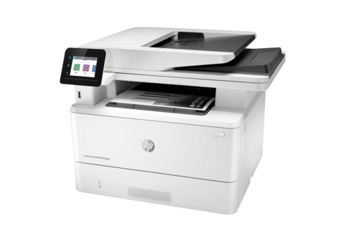 מדפסת לייזר משולבת HP LaserJet Pro MFP M428fdn – מבט אלכסוני משמאל