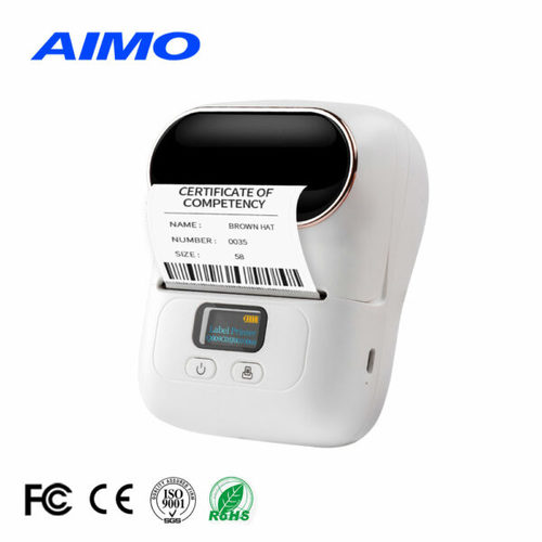 מדפסת מדבקות ניידת AIMO M110 – מבט מלפנים