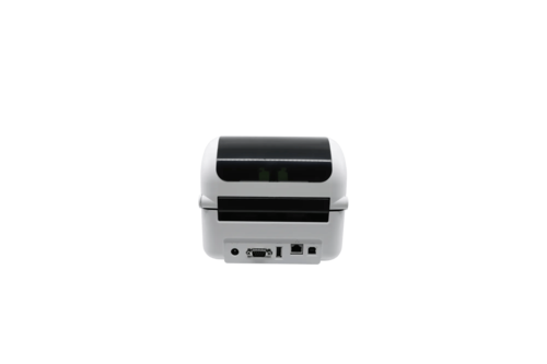 מדפסת מדבקות תרמית Brother TD-4550DNWB – מבט מאחור על החיבורים