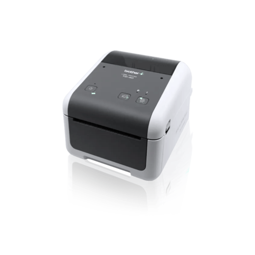 מדפסת מדבקות תרמית Brother TD-4420DN – מבט בזווית משמאל