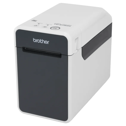 מדפסת מדבקות תרמית Brother TD-2130N – מבט בזווית משמאל