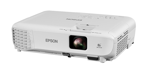 מקרן Epson EB-W06 – מבט אלכסוני מלפנים