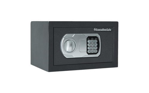 כספת אלקטרונית ExecutiveSafe CS-2 – מבט בזווית, דלת סגורה