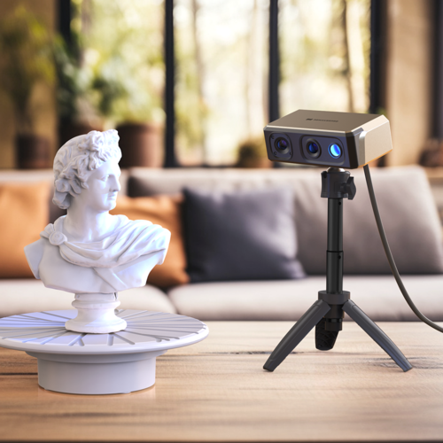 סורק תלת מימד 3DMakerpro Seal – על חצובה עם משטח מסתובב