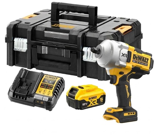 מפתח רטיטה 2372NM 18V D1/2 כולל סוללה 5AH ומטען DeWALT DCF961