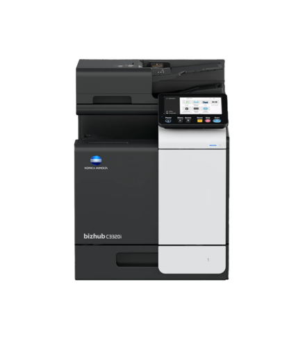 מדפסת משולבת צבעונית Konica Minolta bizhub C3320i – מבט מלפנים