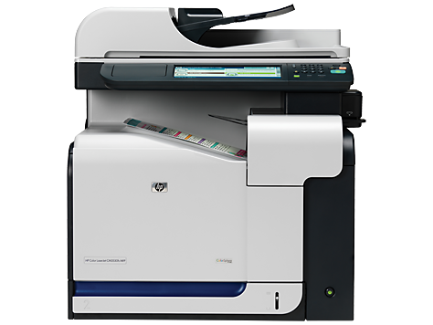 מדפסת לייזר משולבת צבעונית HP Color LaserJet CM3530fs – מבט מלפנים