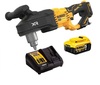 מקדחת זווית נטענת 18V XR כולל סוללה 5AH ומטען DEWALT DCD444N